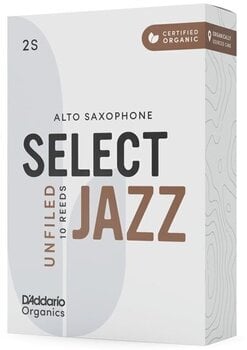 Jezičak za alt saksofon Rico Organic Select Jazz Unfiled 3 Medium 10-pack Jezičak za alt saksofon - 5