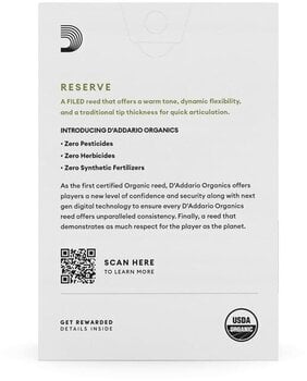 Sopransaksofonrørblad Rico Organic Reserve 3.5 10-pack Sopransaksofonrørblad - 5