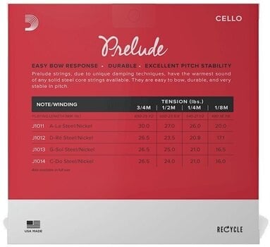 Cellostrenger D'Addario J1011 1/8M Cellostrenger - 7