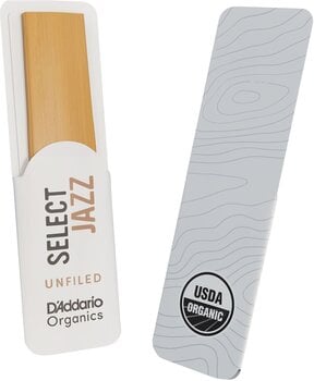 Jezičak za alt saksofon Rico Organic Select Jazz Unfiled 3 Medium 10-pack Jezičak za alt saksofon - 16