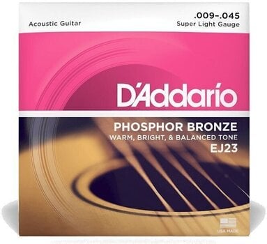 Gitarstrenger D'Addario EJ23 Gitarstrenger - 6