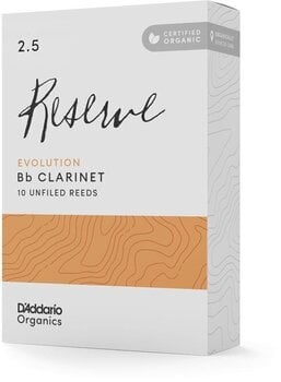 Jezičak za klarinet Rico Organic Reserve Evolution 3.5 3-Pack Jezičak za klarinet - 3