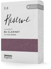 Palheta para clarinete Rico Organic Reserve Classic 3.0 10-pack Palheta para clarinete - 2