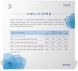 Cello Strings D'Addario H513 1/2M Cello Strings - 6