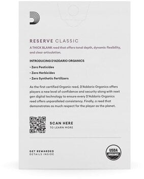 Тръстикова пластинка за кларинет Rico Organic Reserve Classic 3.0 10-pack Тръстикова пластинка за кларинет - 5