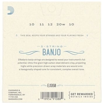 Bendzsó húr D'Addario EJS60 Bendzsó húr - 3