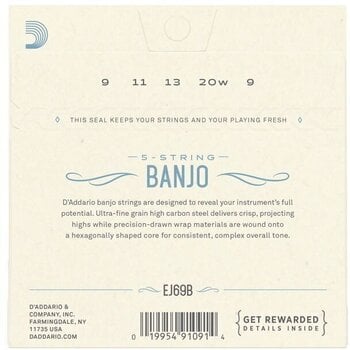 Bendzsó húr D'Addario EJ69B Bendzsó húr - 3