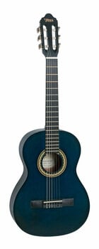 Klasszikus gitár Valencia VC203 3/4 Transparent Blue - 2