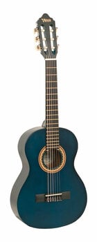 Klasszikus gitár Valencia VC202 1/2 Transparent Blue - 2