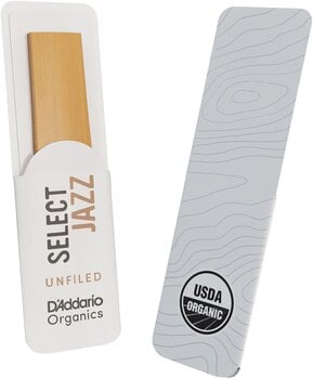 Reed til sopransaxofon Rico Organic Select Jazz Unfiled 2 Hard 10-pack Reed til sopransaxofon - 16