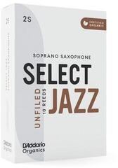 Тръстикова пластинка за сопрано саксофон Rico Organic Select Jazz Unfiled 3 Hard 10-pack Тръстикова пластинка за сопрано саксофон - 7
