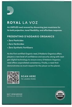 Jezičak za sopran saksofon Rico Royal La Voz Medium 10-pack Jezičak za sopran saksofon - 5