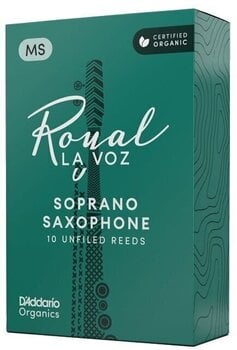 Sopransaksofonrørblad Rico Royal La Voz Medium Soft 10-pack Sopransaksofonrørblad - 3