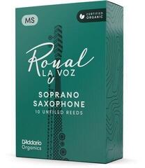 Palheta para saxofone soprano Rico Royal La Voz Medium Hard 10-Pack Palheta para saxofone soprano - 5