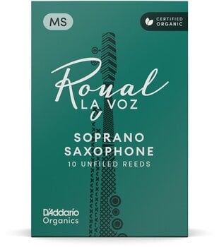 Тръстикова пластинка за сопрано саксофон Rico Royal La Voz Medium Hard 10-Pack Тръстикова пластинка за сопрано саксофон - 7