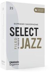 Jezičak za sopran saksofon Rico Organic Select Jazz Filed 2 Soft 10-pack Jezičak za sopran saksofon - 7