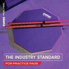 Almohadilla de entrenamiento de batería Evans EVSP-RF10G-AT RealFeel - 3