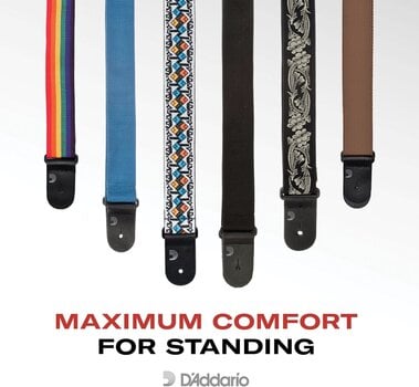 Correa de guitarra textil D'Addario 50F05 Woven Correa de guitarra textil - 2