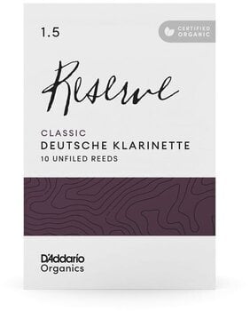 Тръстикова пластинка за кларинет Rico Organic Reserve Classic 2.0 10-pack Тръстикова пластинка за кларинет - 3