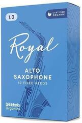 Jezičak za alt saksofon Rico Royal Organic 1 10-pack Jezičak za alt saksofon - 1