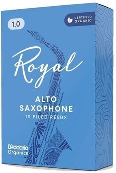 Jezičak za alt saksofon Rico Royal Organic 1 10-pack Jezičak za alt saksofon - 2
