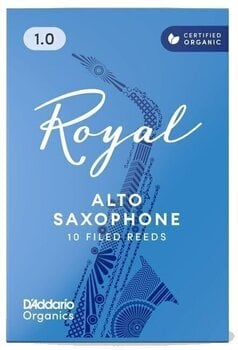 Jezičak za alt saksofon Rico Royal Organic 1 10-pack Jezičak za alt saksofon - 3