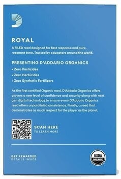 Jezičak za alt saksofon Rico Royal Organic 1 10-pack Jezičak za alt saksofon - 4