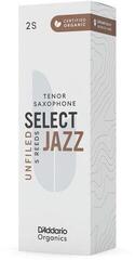 Palheta para saxofone tenor Rico Organic Select Jazz Unfiled 3 Medium 5-pack Palheta para saxofone tenor - 4
