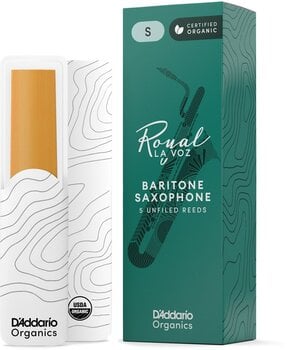 Baryton saxofon reed Rico La Voz Medium Hard 5 Pack Baryton saxofon reed - 2