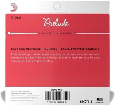 Viola Strings D'Addario J910 MM Viola Strings - 7