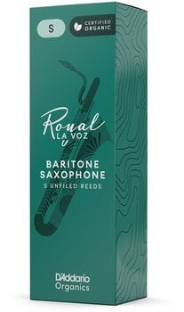 Ancia Sassofono Baritono Rico La Voz Medium Soft 5 Pack Ancia Sassofono Baritono - 5