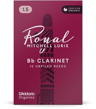 Caña de Clarinete Rico Mitchell Lurie 2.5 10 Pack Caña de Clarinete - 7