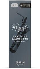 Palheta para saxofone barítono Rico Frederick L. Hemke 3.5 5 Pack Palheta para saxofone barítono - 6