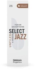 Jezičak za tenor saksofon Rico Organic Select Jazz Unfiled 2 Hard 5-pack Jezičak za tenor saksofon - 5