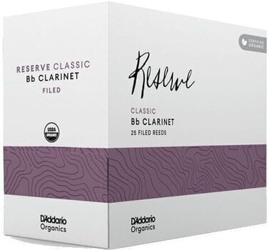 Jezičak za klarinet Rico Organic Reserve Classic 3.5 25-Pack Jezičak za klarinet - 3