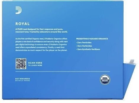 Blatt für Alt Saxophon Rico Royal Organic 2.0 25-Count Blatt für Alt Saxophon - 3