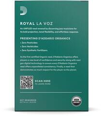 Palheta para clarinete Rico La Voz Medium 10 Pack Palheta para clarinete - 7