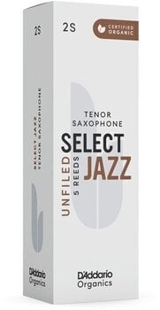 Jezičak za tenor saksofon Rico Organic Select Jazz Unfiled 3 Hard 5-pack Jezičak za tenor saksofon - 8