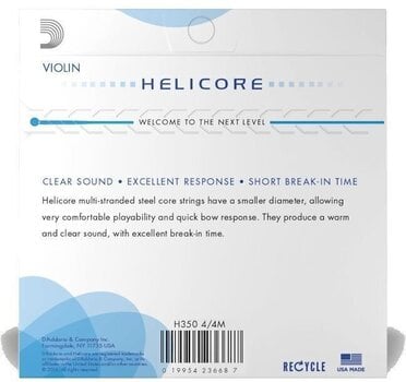 Viiulikeeled D'Addario H354 4/4M Viiulikeeled - 7