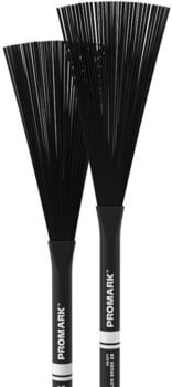 Balais Pro Mark PMNB2B Heavy Nylon 2B Black Balais - 5