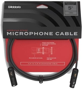 Cable de micrófono D'Addario PW-AMSM-10 American Stage Series Cable de micrófono - 3