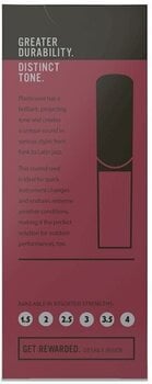 Baritono saksofono liežuvėlis Rico Plasticover 3.5 5-pack Baritono saksofono liežuvėlis - 3