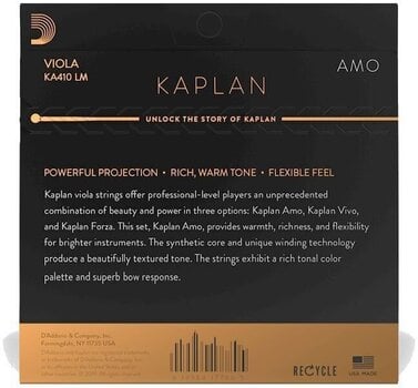 Violstrenger D'Addario KA413 LM Violstrenger - 7