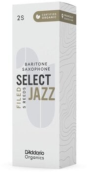 jezičak za bariton sakosofon Rico Organic Select Jazz Filed 2 Medium 5-pack jezičak za bariton sakosofon - 5