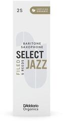 jezičak za bariton sakosofon Rico Organic Select Jazz Filed 2 Medium 5-pack jezičak za bariton sakosofon - 5