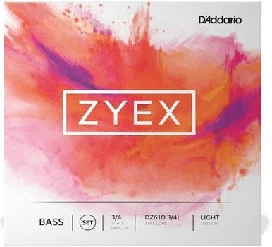 Saiten für Streichinstrumente D'Addario DZ610 3/4L Saiten für Streichinstrumente - 3