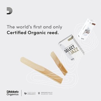 Тръстикова пластинка за баритон саксофон Rico Organic Select Jazz Filed 3 Hard 5-pack Тръстикова пластинка за баритон саксофон - 2