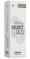 Тръстикова пластинка за баритон саксофон Rico Organic Select Jazz Filed 3 Hard 5-pack Тръстикова пластинка за баритон саксофон - 7
