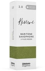 Тръстикова пластинка за баритон саксофон Rico Organic Reserve 3.0 5-Pack Тръстикова пластинка за баритон саксофон - 5