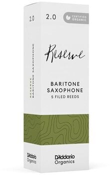 Тръстикова пластинка за баритон саксофон Rico Organic Reserve 3.0 5-Pack Тръстикова пластинка за баритон саксофон - 6